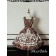 Alice Girl Bear Chocolate Salopette and JSK(1st Pre-Order/Full Payment Without Shipping)